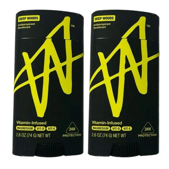 2X W By Jake Paul Men's Antiperspirant Deodorant DEEP WOODS 2.6 oz New Set Of 2 - Picture 1 of 2